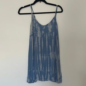 Light Blue Tie Dye Dress